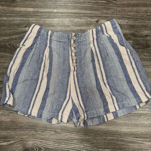 IndigoโRein Striped Short Color Blue Size Medium